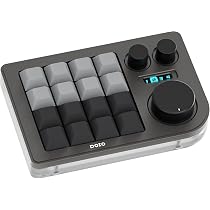 Amazon | KB16 マクロメカニカルキーボードアルミニウム製/片手